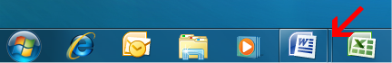 Windows 7 Taskbar thumbnail - multiple window indicator