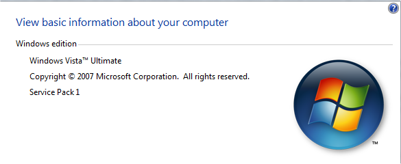 Windows Vista SP1